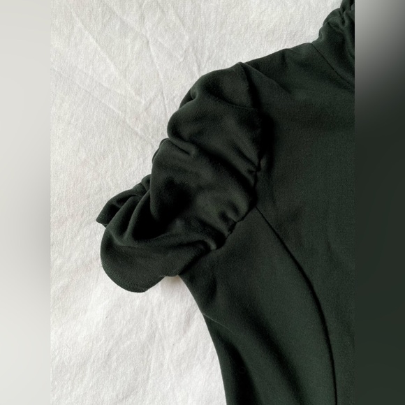 GENDER BIAS Hunter Green Mini Dress - Picture 4 of 6